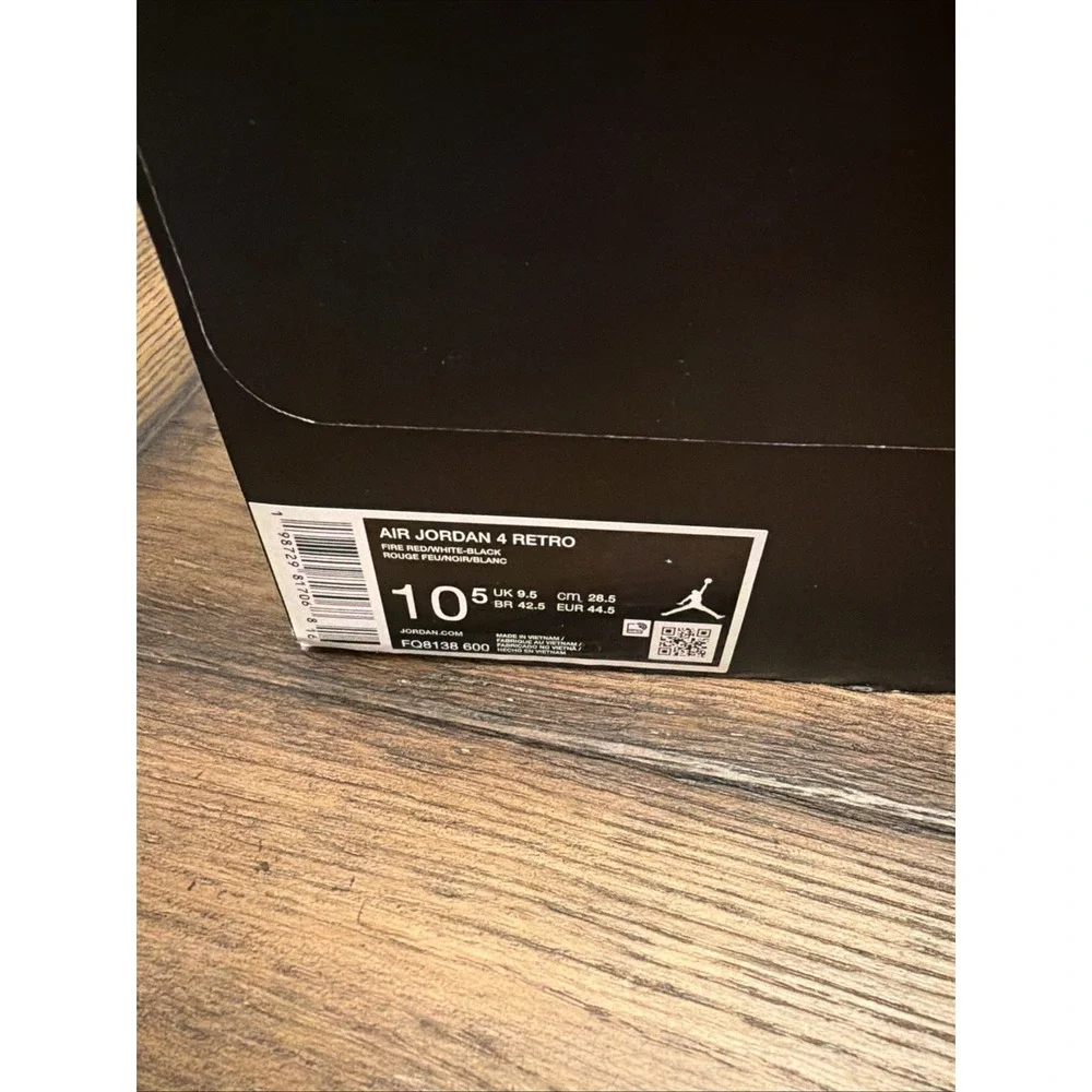 Toro Bravo 4s 2026  AIR JORDAN FQ3138 600. Men's 10.5